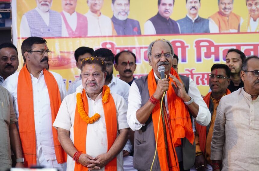 MP Brijmohan’s huge road show in&hellip;