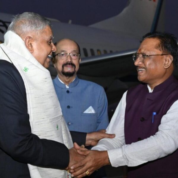 Vice President of India Jagdeep Dhankhar reaches Raipur to…