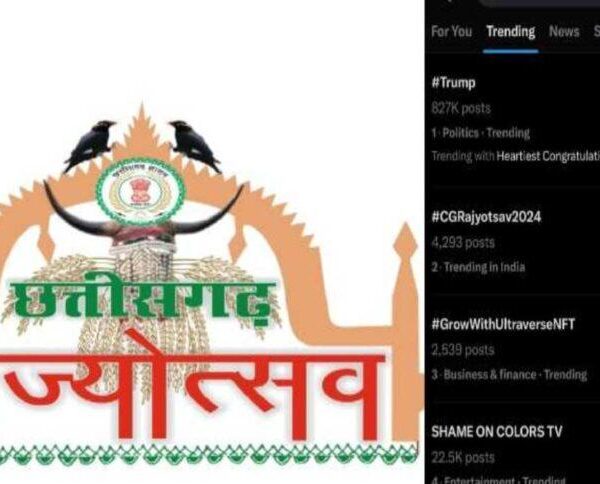 Chhattisgarh Rajyotsav-2024 dominates on Social Media Platform ‘X’ ,…