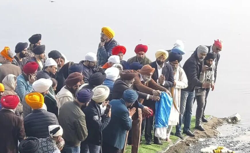 Manmohan Singh’s ashes were immersed in&hellip;