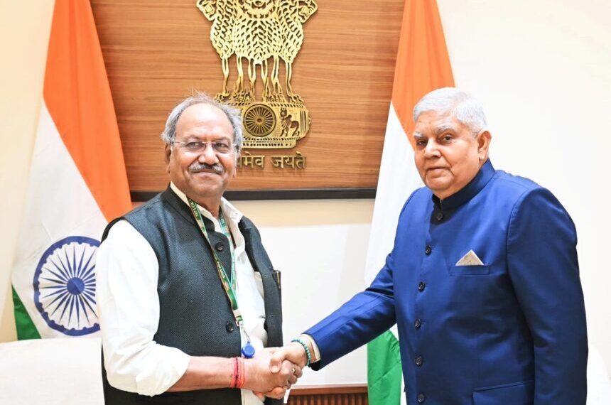 MP Brijmohan Agarwal meets Vice President&hellip;