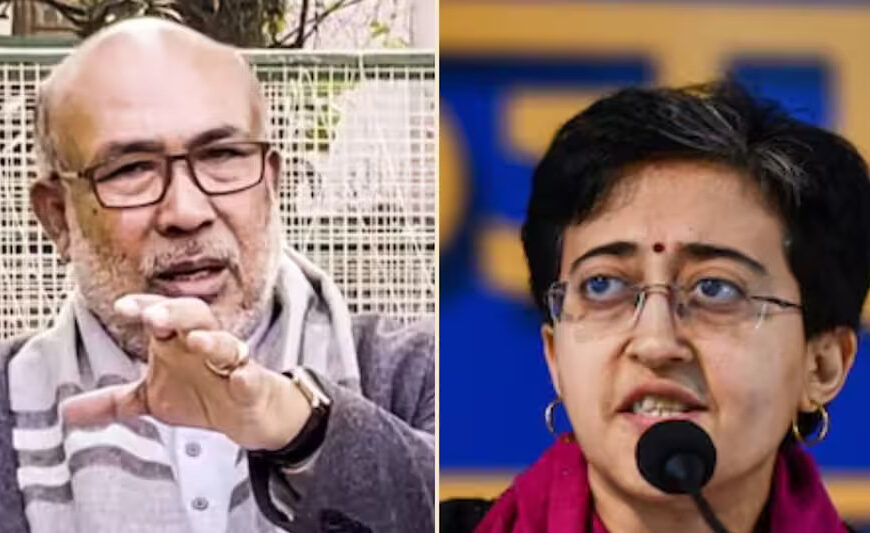 Atishi in Delhi, Biren Singh in&hellip;