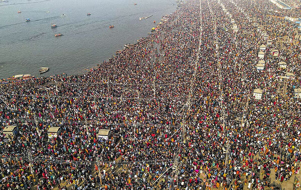 Maha Kumbh: Nearly half of the country’s population took…