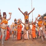 Naga sadhus took out a…