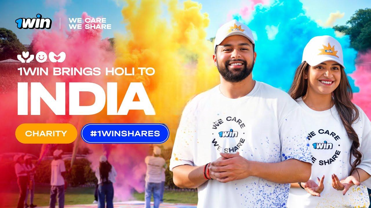 1win Brings Colors to India with a Holi Celebration