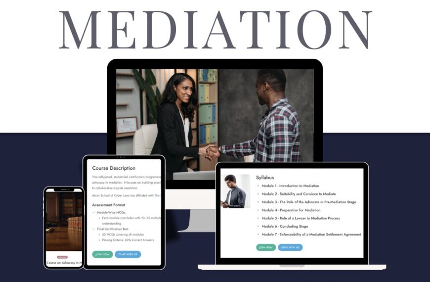 ASCL-PACT Launch Certificate Course in Mediation&hellip;