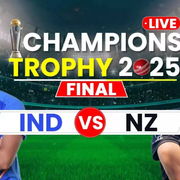 IND vs NZ Final Live Score, ICC Champions Trophy…