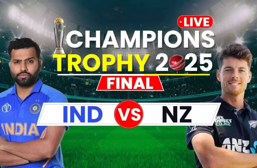 IND vs NZ Final Live Score,&hellip;