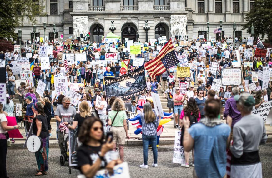 Thousands Rally Across US Against Trump&hellip;