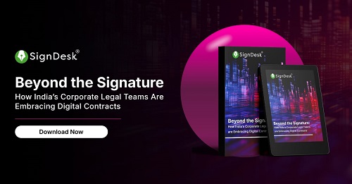 Digital Contract Readiness Lags Across Indian Enterprises: SignDesk Report…