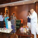 Chhattisgarh: Amit Shah meets family…