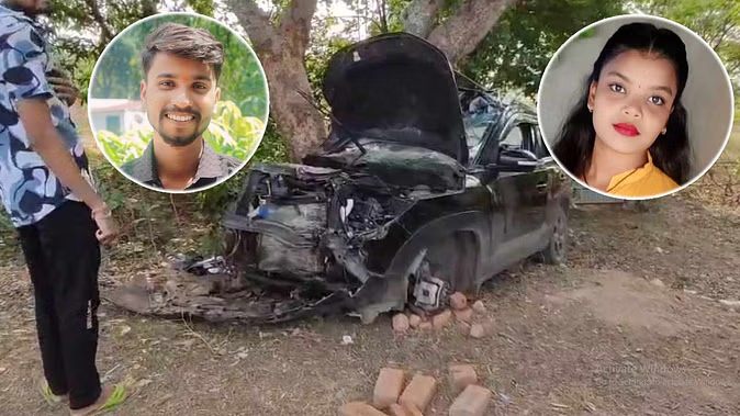Driver becomes ‘Yamraj’: Speed ​​wreaks havoc in Chhattisgarh, four people including a girl die in car accident; family mourns