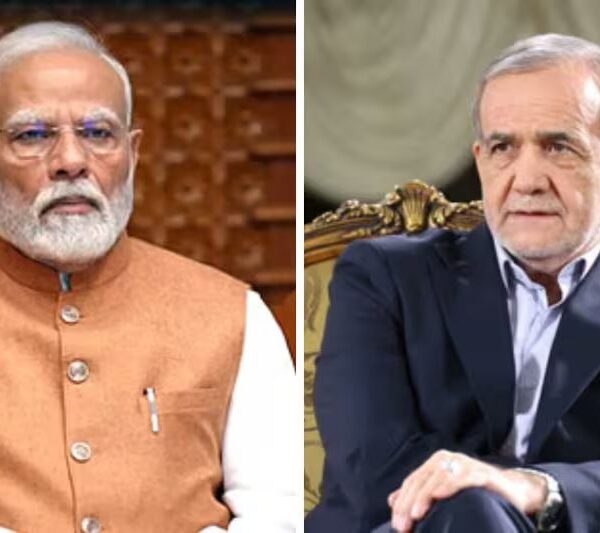 Prime Minister Modi spoke to Iranian President Masoud Pezeshkian,…