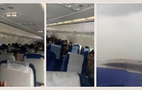 Indigo: Indigo flight stuck in dust storm, scary video…