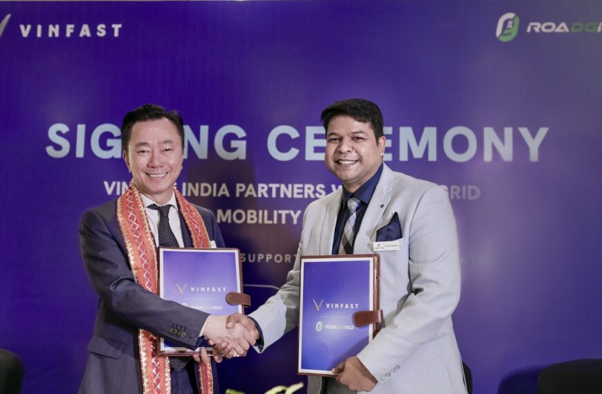 VinFast Signs India’s RoadGrid to Builds Strong Charging and Aftersales Support, Aiming for 120 Extended Service Workshops before First Vehicle Delivery