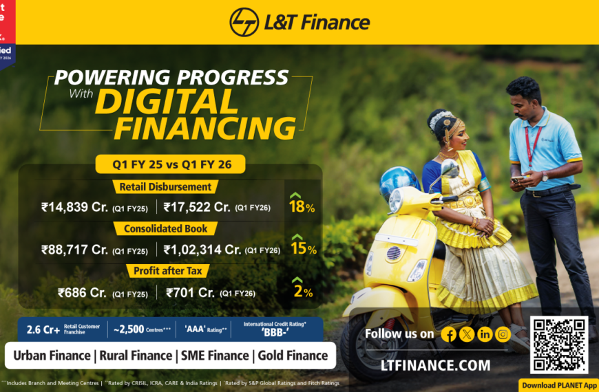 L&T Finance Ltd. Records Consolidated PAT…