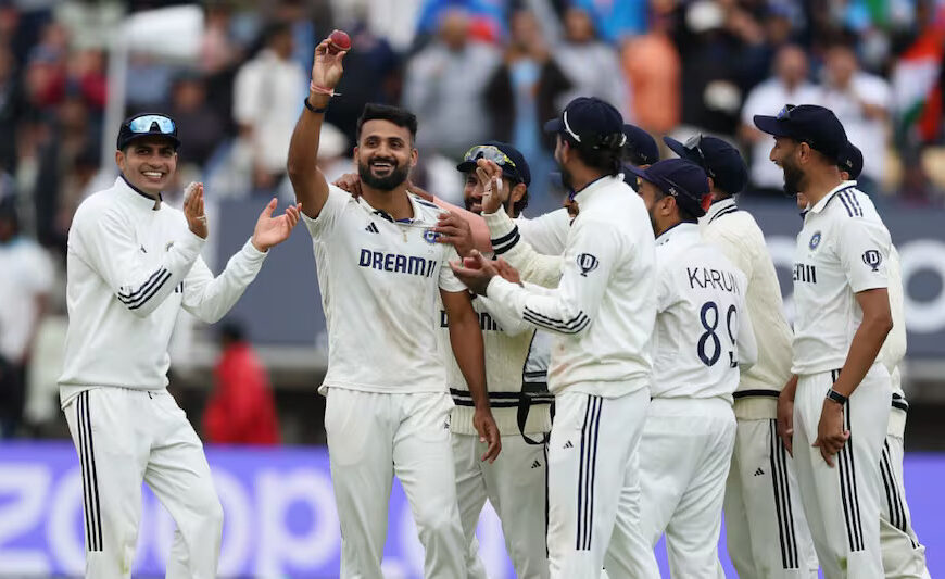 IND vs ENG Live Score: India beat England by 336 runs, level the series; Akash Deep shines