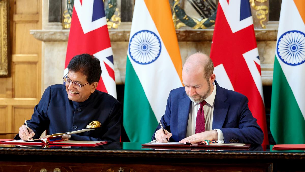 Signing of India-UK Free Trade Agreement: Opens the door…