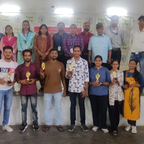 Pragati College ,Choubey Colony, Raipur organises National Sports Day…