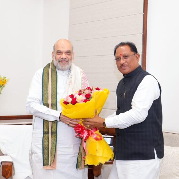 CM Vishnu Deo Sai meets Union Home Minister Amit…