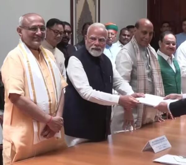 CP Radhakrishnan filed nomination for Vice Presidential election, PM&hellip;