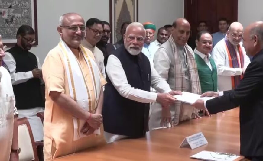 CP Radhakrishnan filed nomination for Vice&hellip;