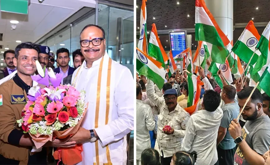 Lucknow thronged to welcome Shubhanshu who&hellip;