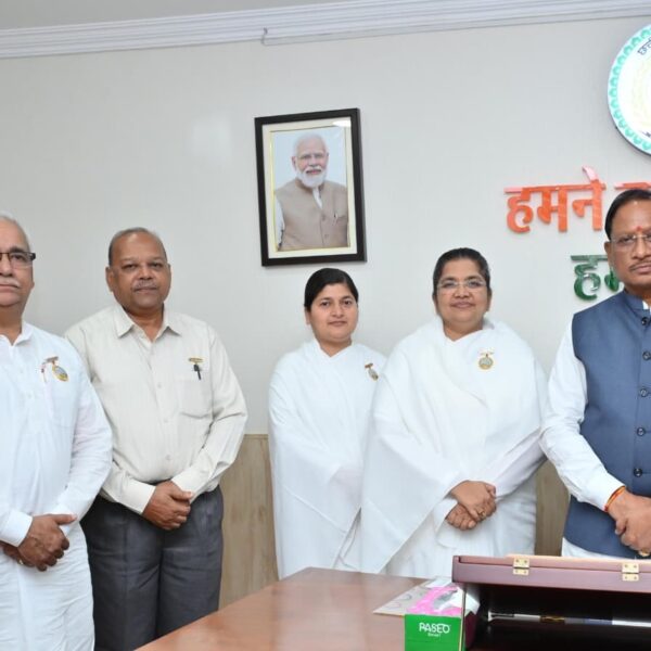 A delegation from Prajapita Brahma Kumari Ishwariya Vishwavidyalaya pays&hellip;