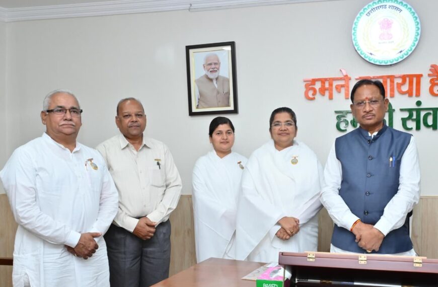 A delegation from Prajapita Brahma Kumari&hellip;