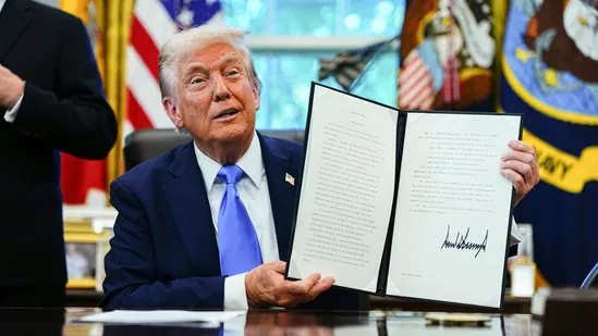 US President Trump says abuse of H-1B programme a…