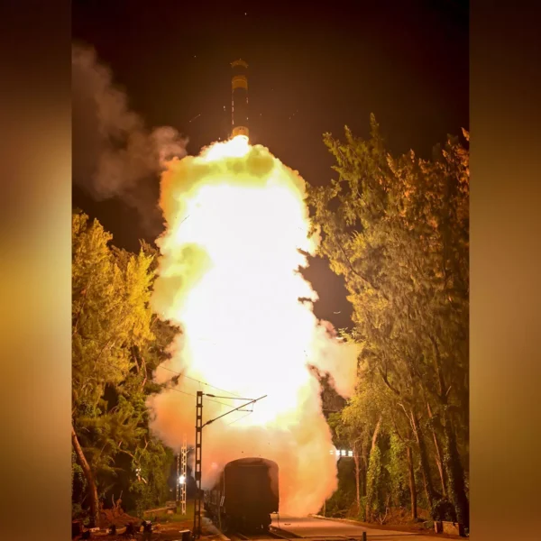 India Test-Fires Agni-Prime Missile from Rail-Based Mobile Platform