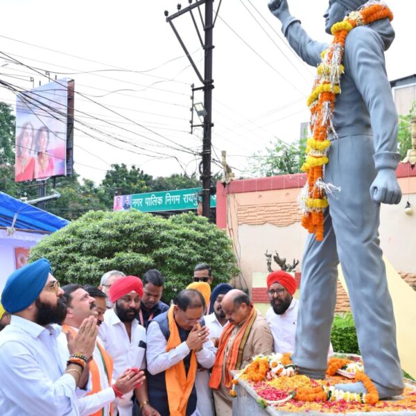CM Vishnu Deo Sai pays tribute to martyr Bhagat…