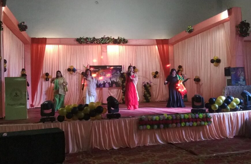 “Celebrating Freshers Day “