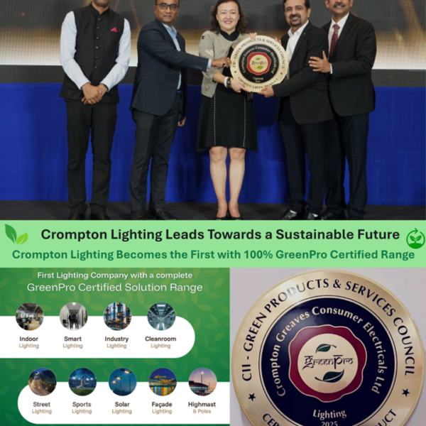 Crompton Becomes the First Lighting Company with a Complete…