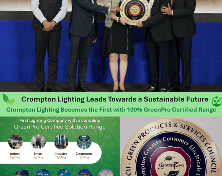 Crompton Becomes the First Lighting Company&hellip;