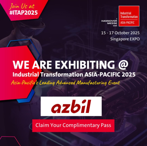 Azbil to Present Data-Driven Solutions at Industrial Transformation ASIA-PACIFIC…