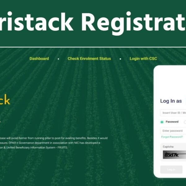 Farmer registration on the Agristack portal is mandatory for&hellip;