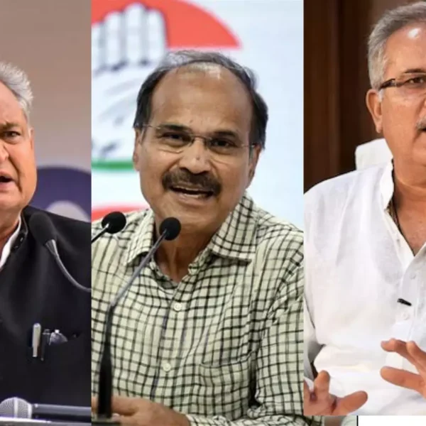 Congress Names Gehlot, Baghel, Adhir as Senior Bihar Poll…