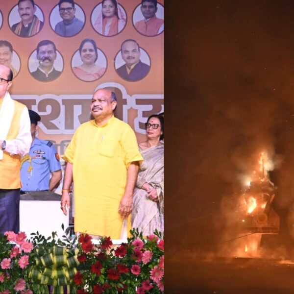 Ravana Dahan in WRS Colony: Enthusiasm Overflows in the&hellip;