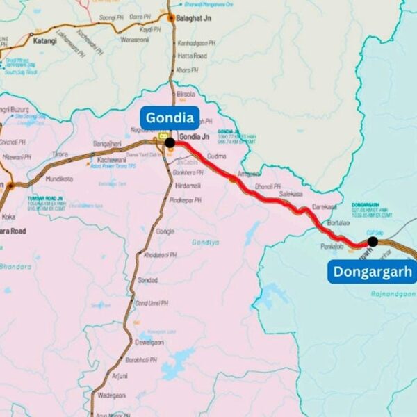 The fourth railway line from Gondia-Dongargarh will provide a…