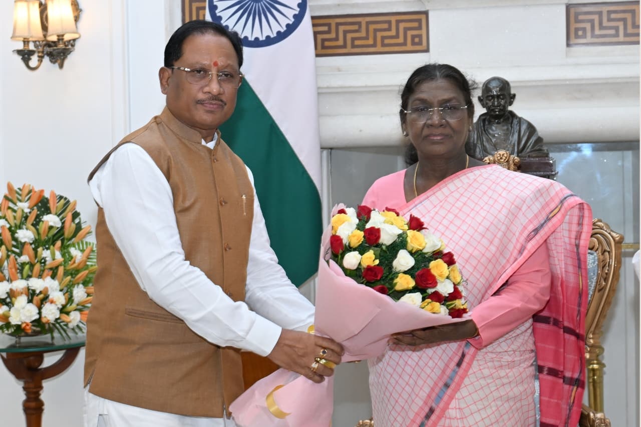 Chief Minister Vishnu Deo Sai pays a courtesy call…