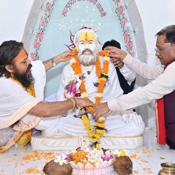 With the blessings of saints and public support, Chhattisgarh…