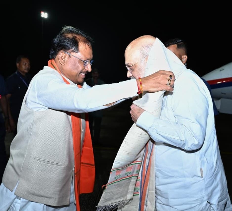 Union Home Minister Amit Shah accorded warm welcome by…