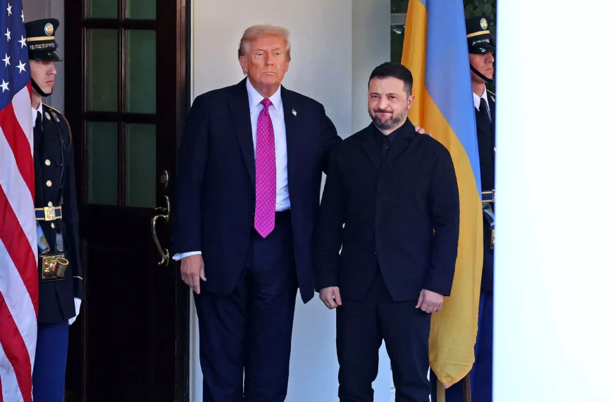Trump, Zelenskyy Meet as US Hesitates&hellip;
