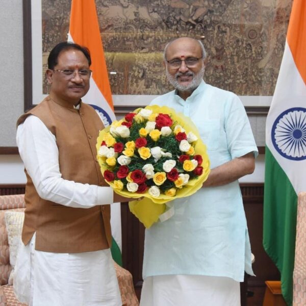Chief Minister Vishnu Deo Sai pays a courtesy call…