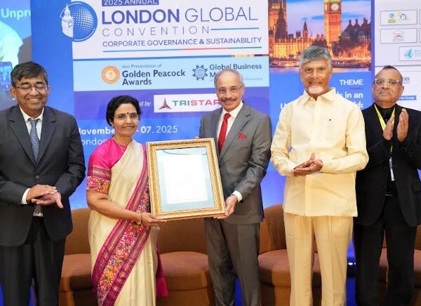 Heritage Foods Wins Golden Peacock Award; Vice Chairperson N.&hellip;