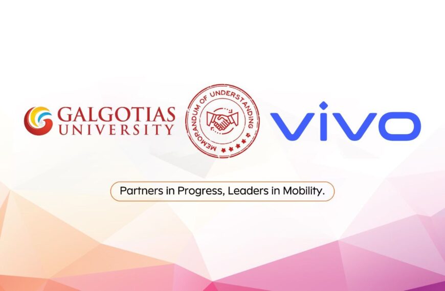 Galgotias University Signs MoU with Vivo&hellip;