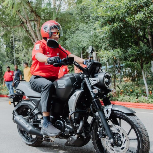 Chief Minister Vishnu Deo Sai Rides a Motorcycle to…