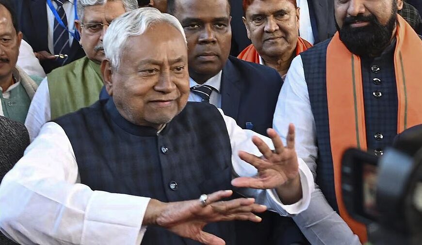 Nitish Kumar to take oath as…