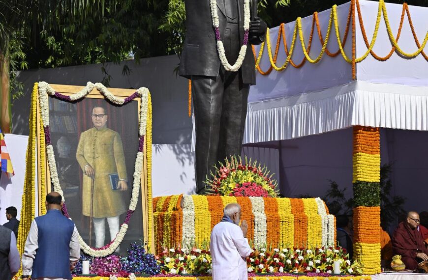 Mahaparinirvan Diwas: PM Modi offers tributes to Ambedkar on his death anniversary